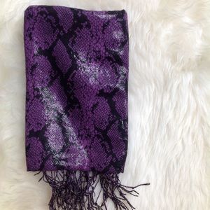 Bebe snake print scarf.